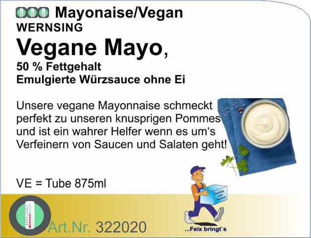 322020 - Mayonnaise vegan 875ml