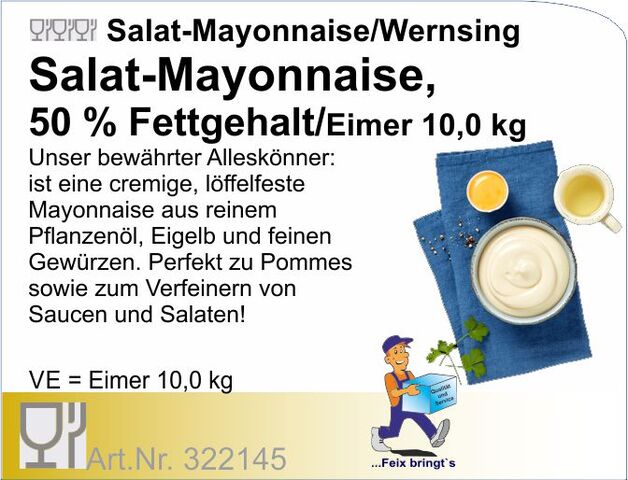 322145 - Mayonnaise 50% (10kg)