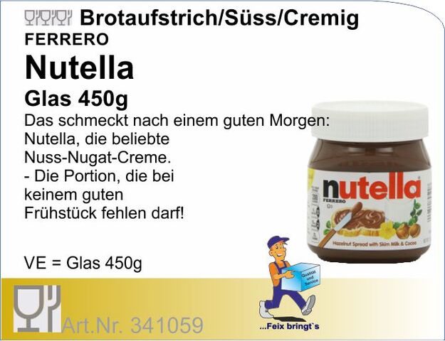 341059 - Nutella 450g (15St./Kt)