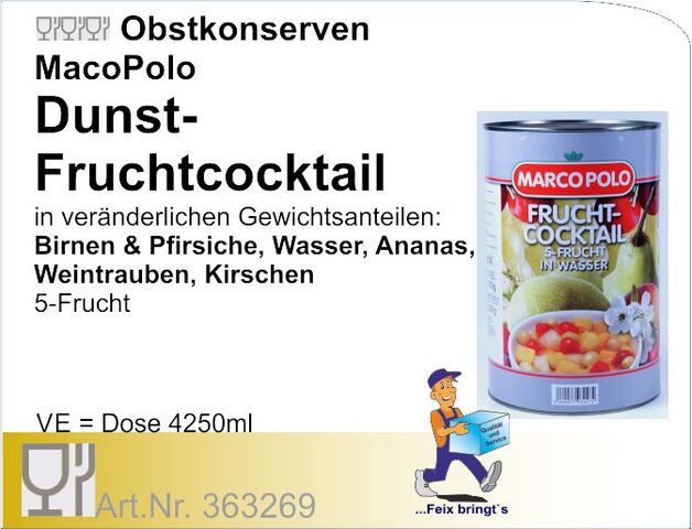 363269 - Fruchtcocktail 4250 ml (6 Do/Kt.)