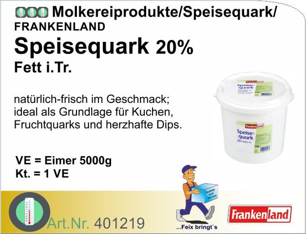 401219 - Speisequark 20% (5kg)