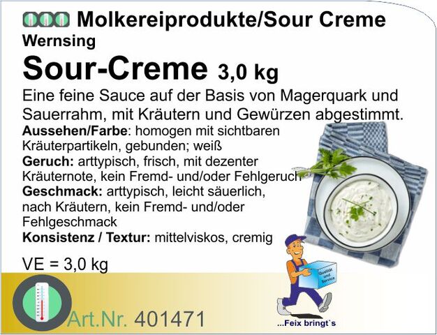 401471 - Sour Cream (3kg)