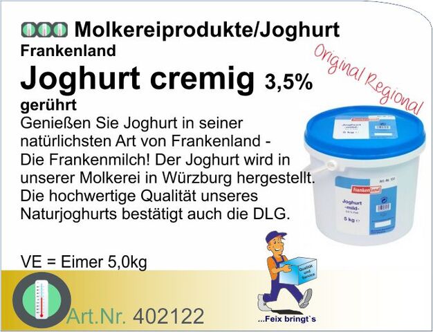 402122 - Joghurt natur 3,5% (5kg)