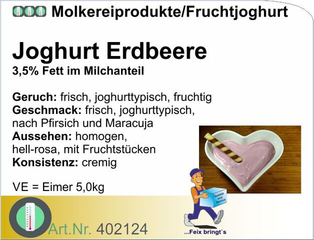 402124 - Fruchtjoghurt Erdbeer 3,5% (5kg)
