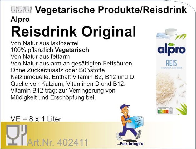 402411 - Reis Drink vegan 1L(8Stk)