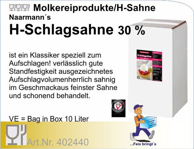 402440 - H-Schlagsahne 30% (10L)