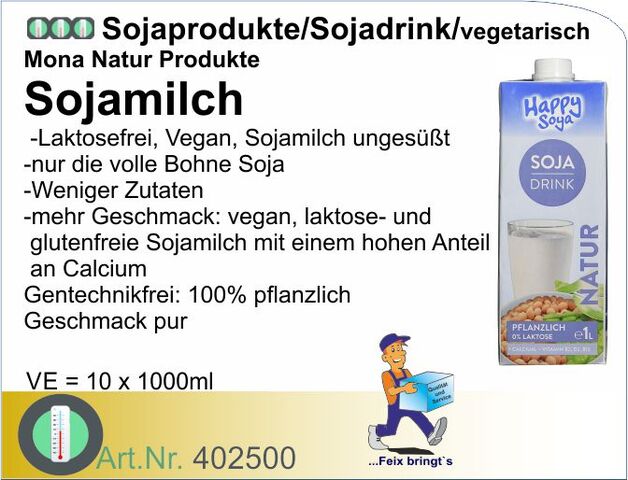 402500 - Soja Drink Orginal vegan 1L (10Stk)