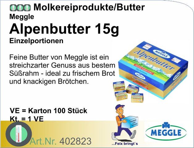 402823 - Markenbutter 15g (100St./Kt.) MEG