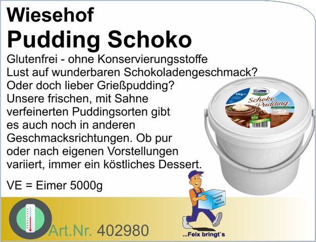 402980 - Sahnepudding Schoko 5kg