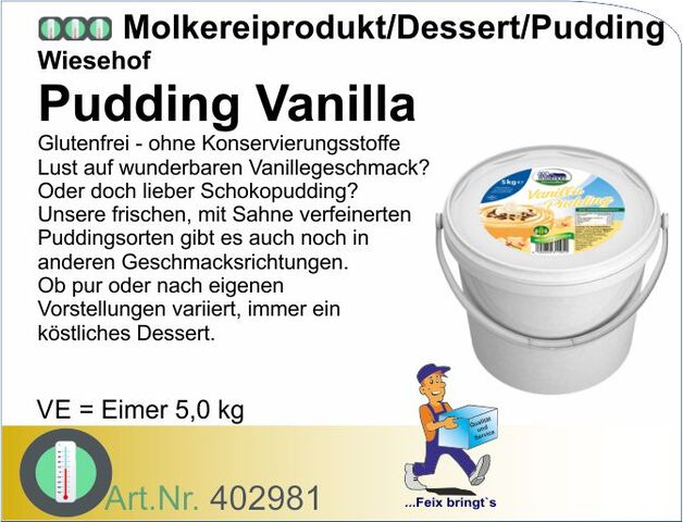 402981 - Sahnepudding Vanilla 5kg