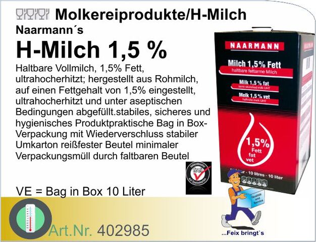 402985 - H-Fettarme Milch 1,5% (10 L)