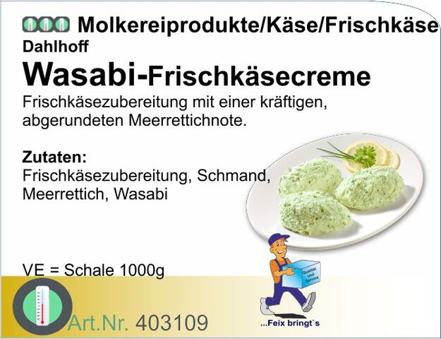 403109 - Wasabi-Frischkäsecreme (1kg)