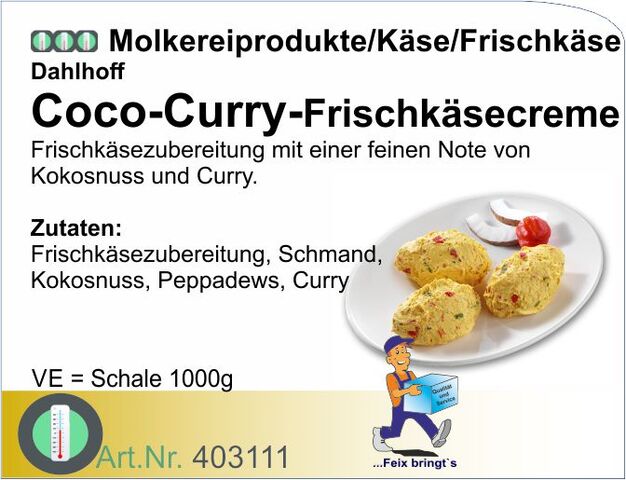 403111 - Coco-Curry-Frischkäsecreme (1kg)