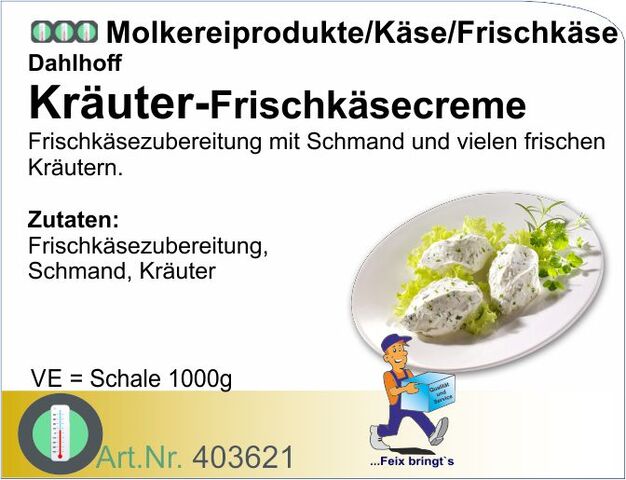 403621 - Kräuter-Frischkäsecreme (1kg)