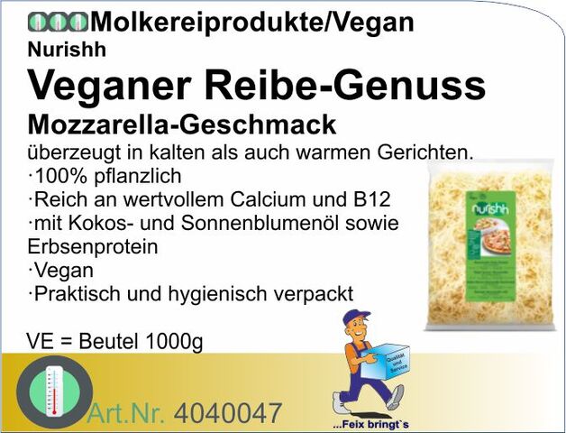 4040047 - Reibekäse vegan 1000g (5Btl/Kt)