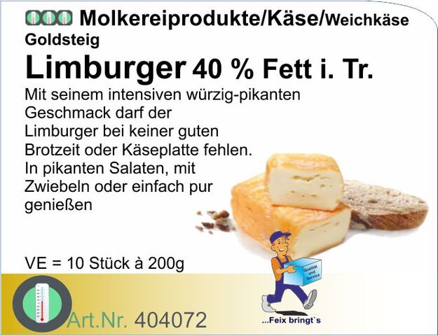 404072 - Limburger 40% 200g (10St./Kt.)