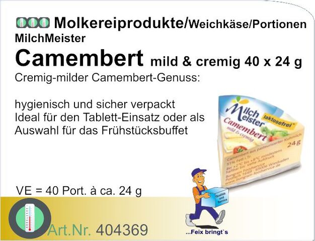 404369 - Camembert 51% (40x24g/Kt)