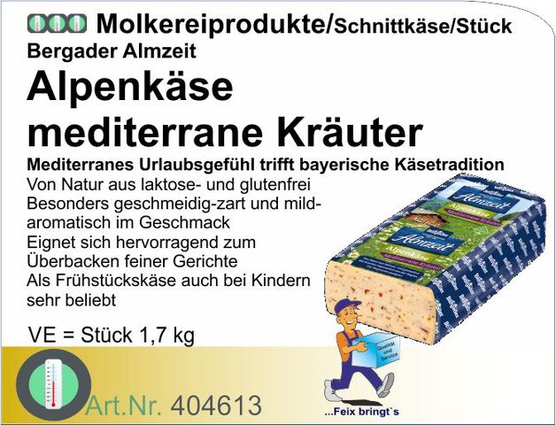 404613 - Almzeit mediterrane Kräuter 45% ca. 1,7kg