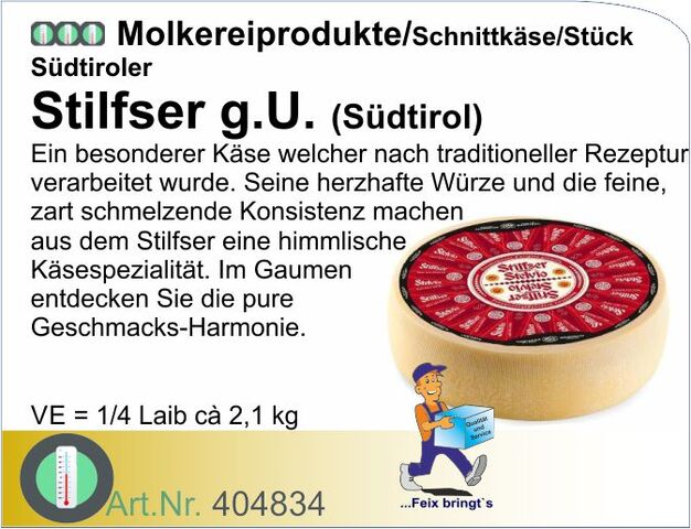 404834 - Stilfser Käse 50% ca.2,1kg Südtirol