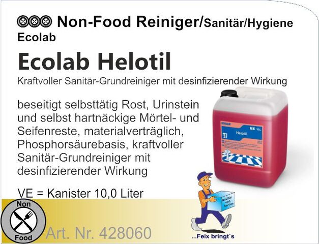 428060 - Sanitärgrundreiniger (10L) Ecolab Helotil