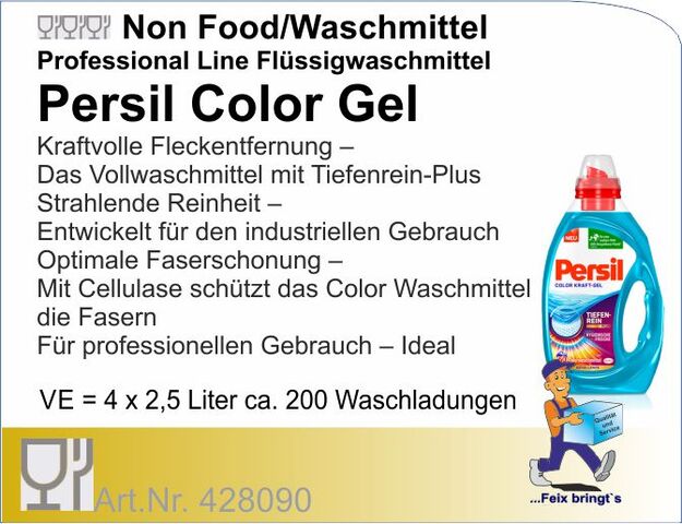 428090 - Waschmittel flüssig PERSIL COLOR GEL 2,5L (4Fl/Kt)