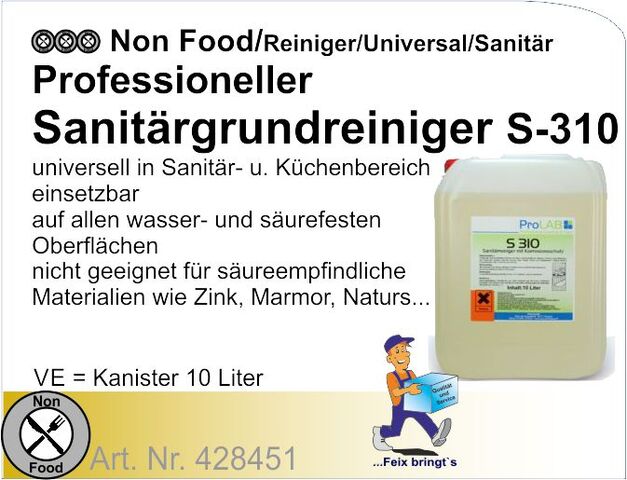 428451 - Sanitärgrundreiniger (10L) S-310