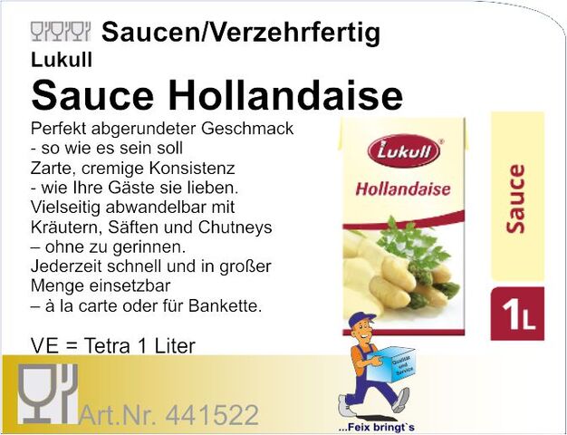 441522 - Sauce Hollandaise (10x1 L/Kt.) LUK