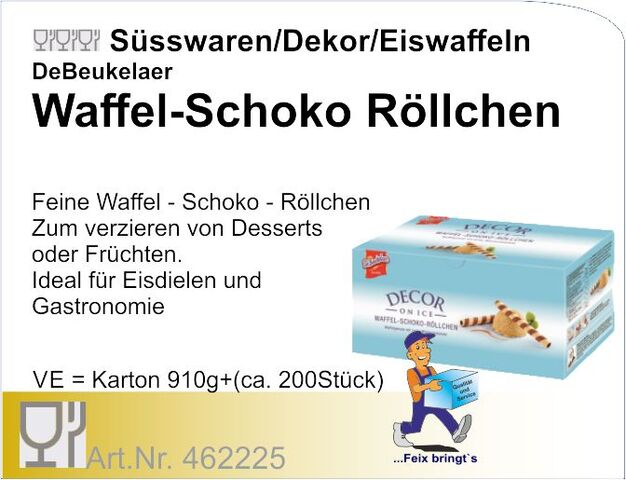 462225 - Waffel-Schokoröllchen 910g (200St.)
