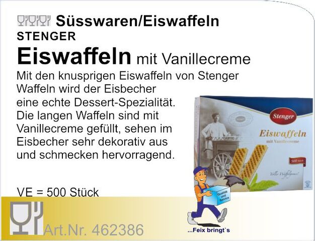 462386 - Eiswaffeln 90x20mm (500St.)