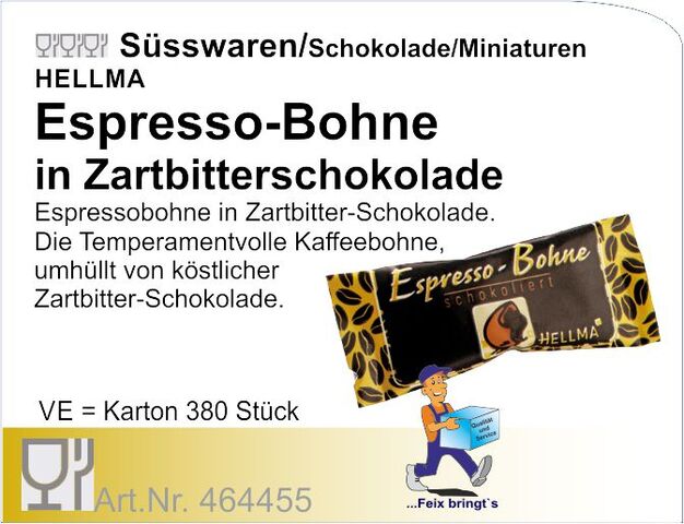 464455 - Schoko-Espresso-Bohnen (380x1,1g)