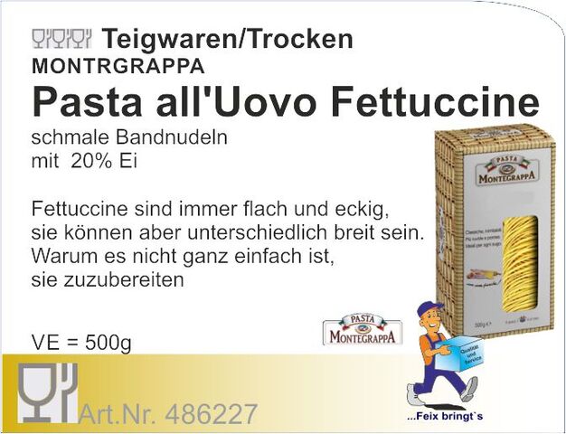 486227 - Fettuccine gelb (10 Pck à 500g/Kt)