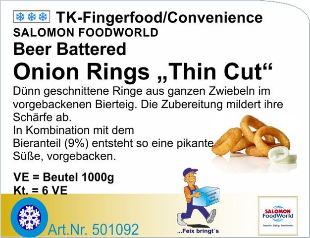 501092 - Onion Rings (6x1kg/Kt.)