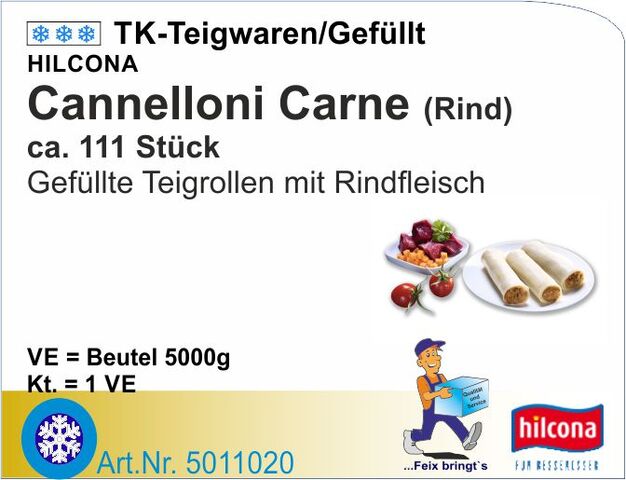 5011020 - Cannelloni Carne (5kg) Hilcona