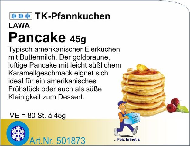 501873 - Pancakes 45g (80St/Kt) Lawa