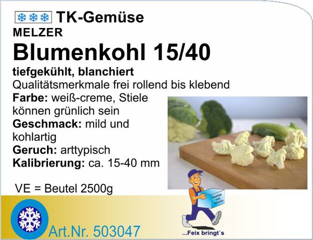 503047 - Blumenkohl 15/40 (4x2,5kg/Kt.)