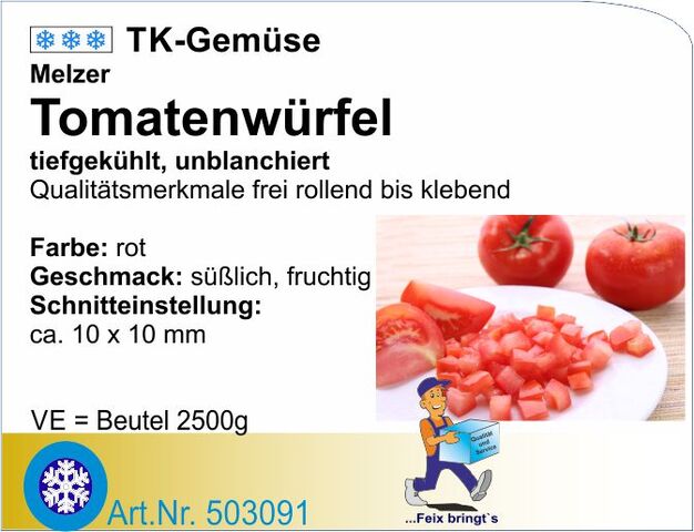 503091 - Tomatenwürfel (4x2,5kg/Kt.)