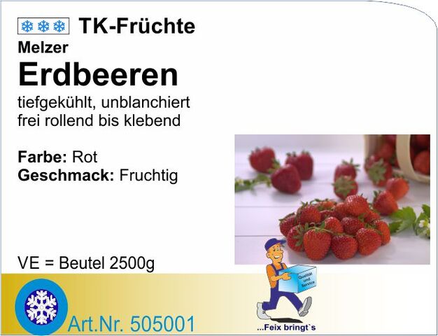 505001 - Erdbeeren 25/35 mm (4x2,5kg/Kt.)