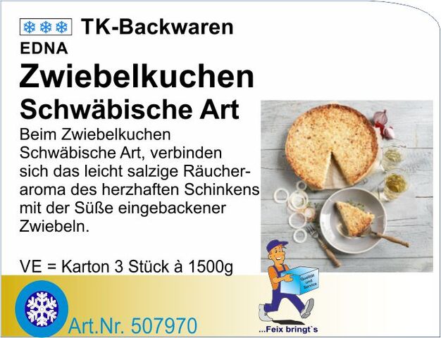 507970 - Zwiebelkuchen rund 1500g (3St./Kt)  Ed
