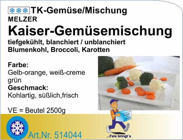 514044 - Kaisergemüse Broccoli-Mix (4x2,5kg/Kt.)