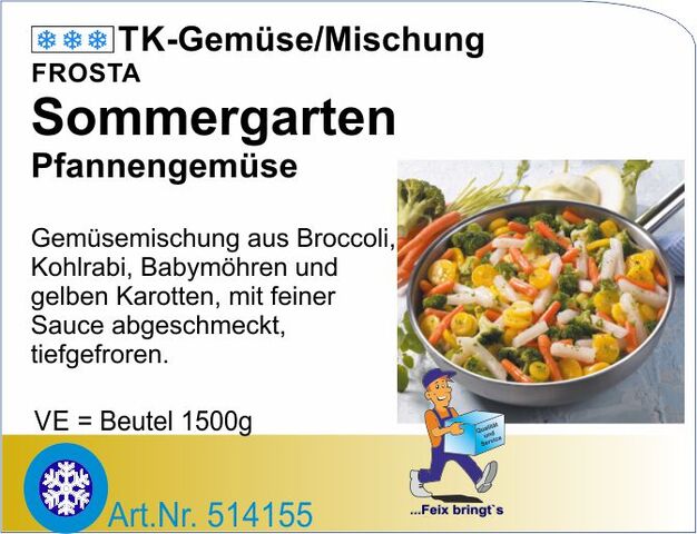 514155 - Gemüsepfanne Sommergarten (6x1,5kg/Kt) Frosta