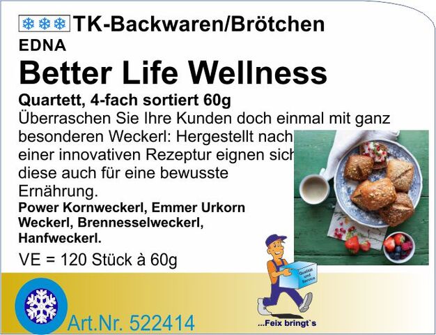 522414 - Better Life Wellness Quartett 4fach 60g (120Stk/Kt) Ed