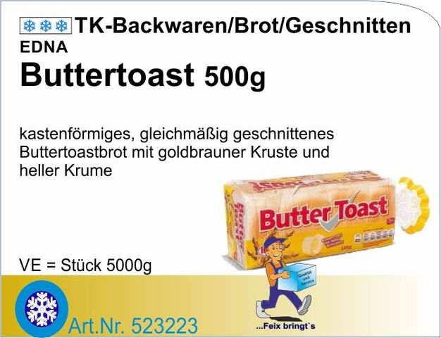 523223 - Toastbrot 500g (8St./Kt)