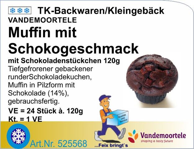 525568 - Muffin Schoko 120g (24St/Kt) Ho