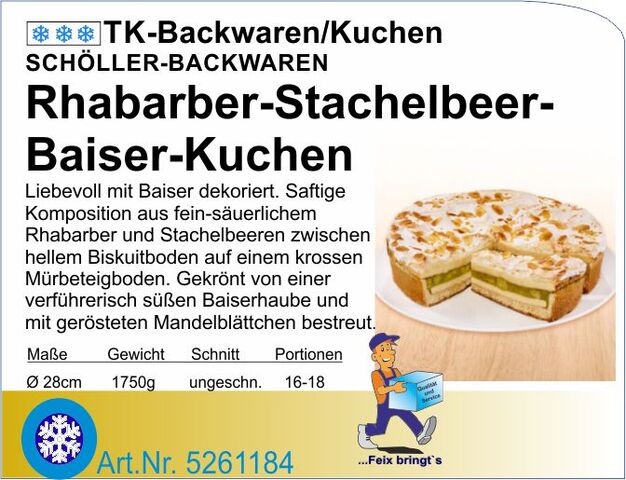 5261184 - Rhabarber-Stachelbeer-Baiser-Kuchen 1750g Ø 28cm  Sch
