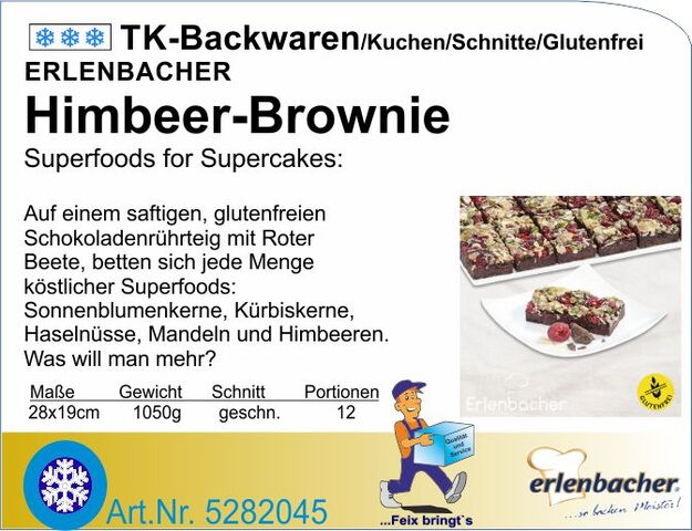 5282045 - Himbeer-Brownie-Schnitte 1050g (12St.) E