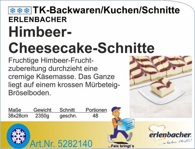 5282140 - Himbeer-Cheese-Cake-Schnitte 2350g (48St.) E