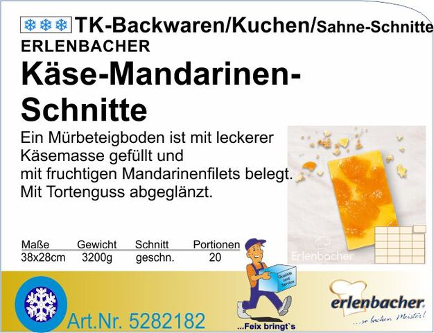 5282182 - Käse-Mandarinen-Schnitte 3200g (20St.) E