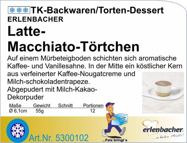 5300102 - Latte-Macchiato Törtchen (48St/Kt) E