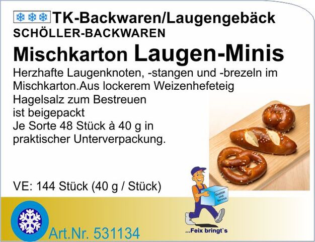 531134 - Laugen-Minis-Mischkarton 40g (144St./Kt)  Sch