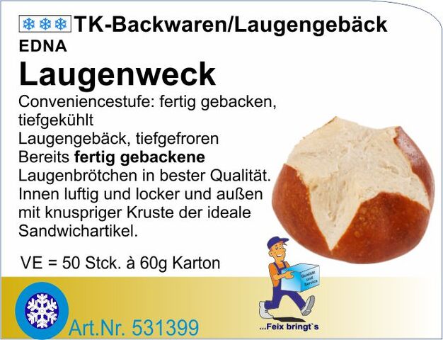 531399 - Laugenweck FF 60g (50Stk/Kt) Ed